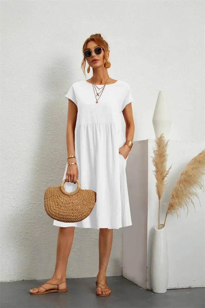 Sage – Casual Pocket Dress