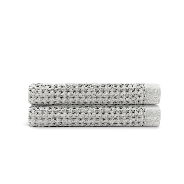 Serviettes de bain en coton égyptien gaufré, 2 pièces