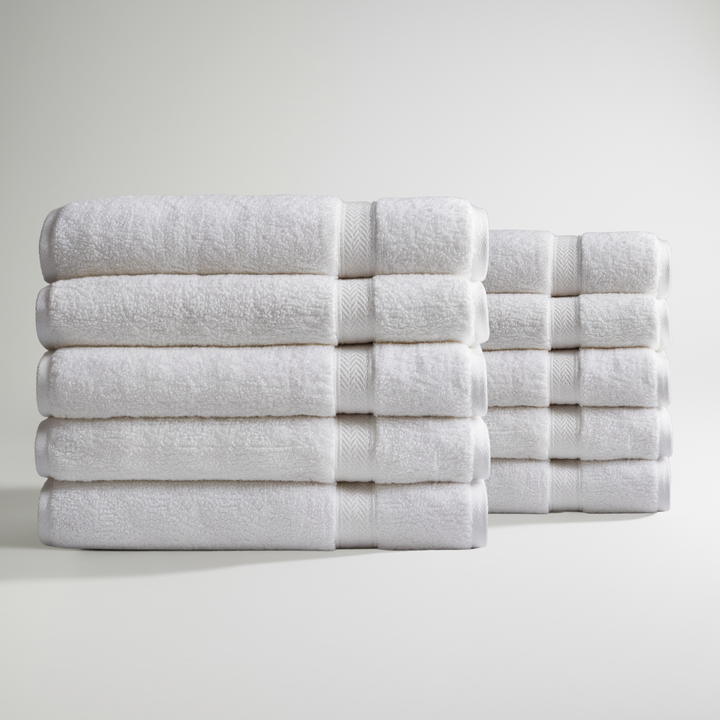 Ultrasoft Egyptian Cotton Bath Towels 10pcs (70x140cm)