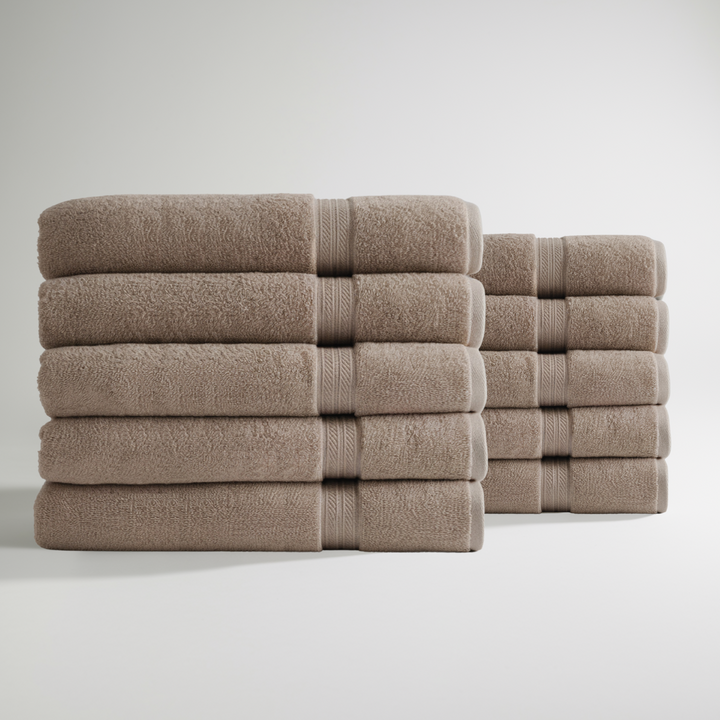 Ultrasoft Egyptian Cotton Bath Towels 10pcs (70x140cm)