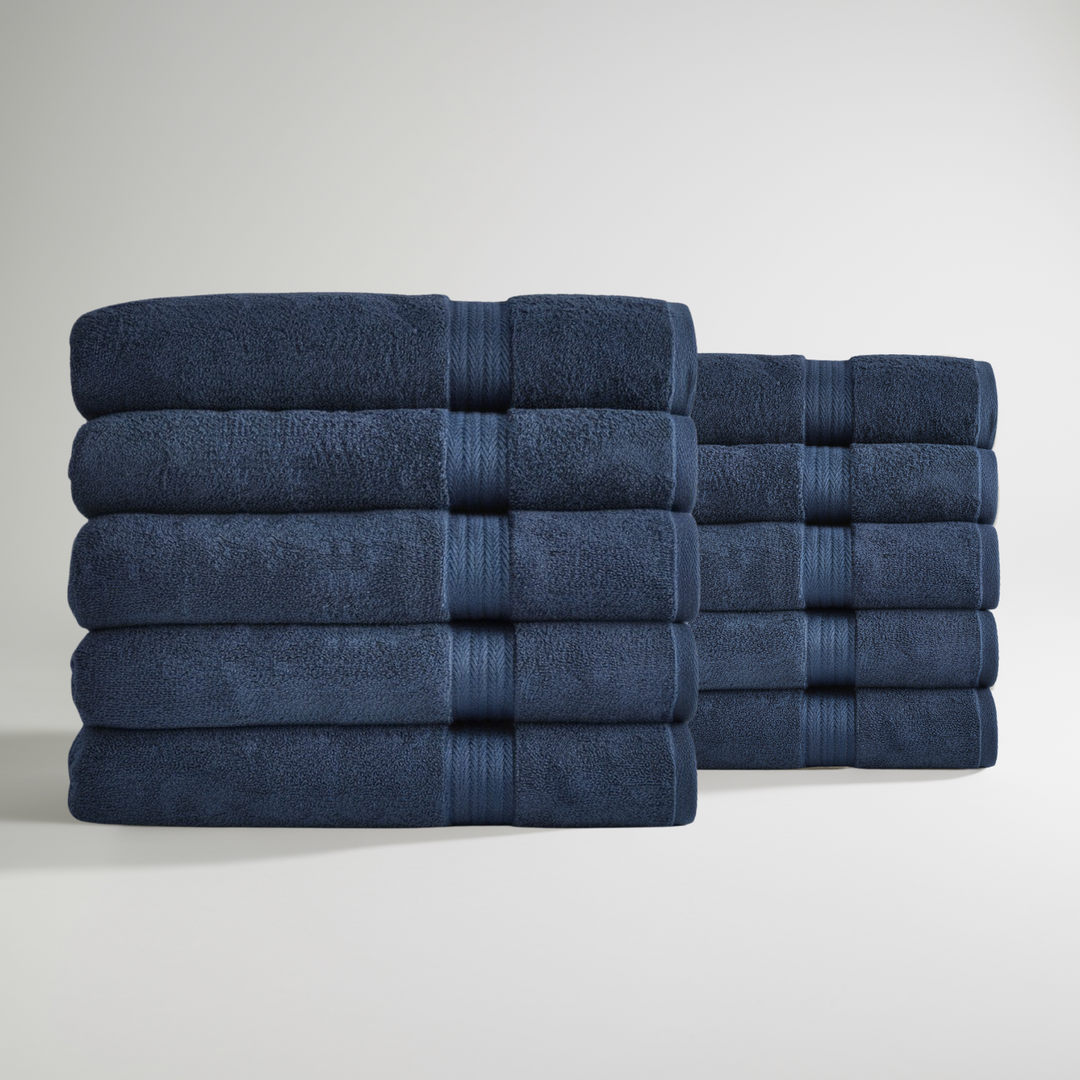 Ultrasoft Egyptian Cotton Bath Towels 10pcs (70x140cm)