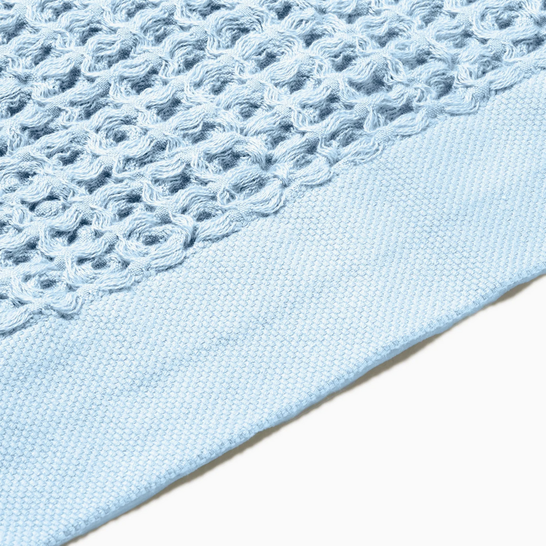Lot de 4 débarbouillettes en coton égyptien gaufré