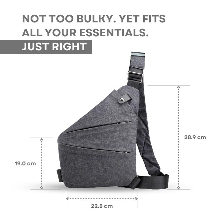 The Slimmest Anti-Theft Crossbody Bag