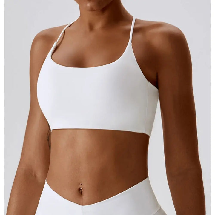 "Shape FlexMove Cross Back Bra – Soft, Padded & Tight Fit"