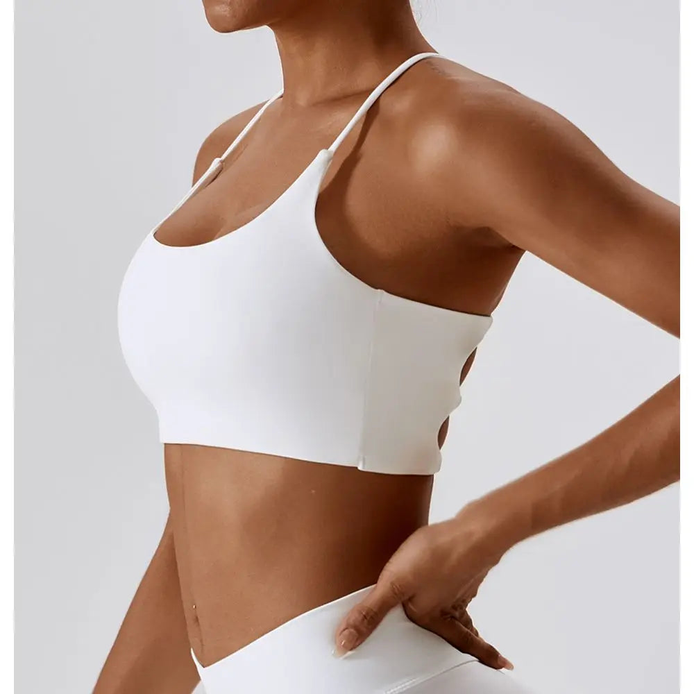 "Shape FlexMove Cross Back Bra – Soft, Padded & Tight Fit"