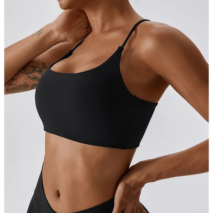 "Shape FlexMove Cross Back Bra – Soft, Padded & Tight Fit"