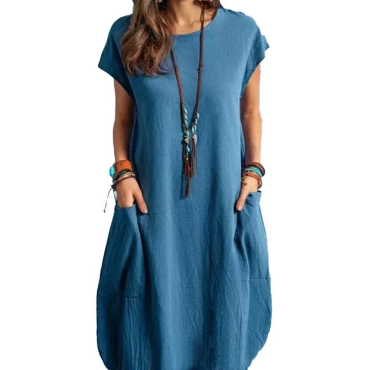 PocketBloom – Women’s Casual Dress with Pockets